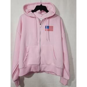 United States 1993 women's pink hoodie XL